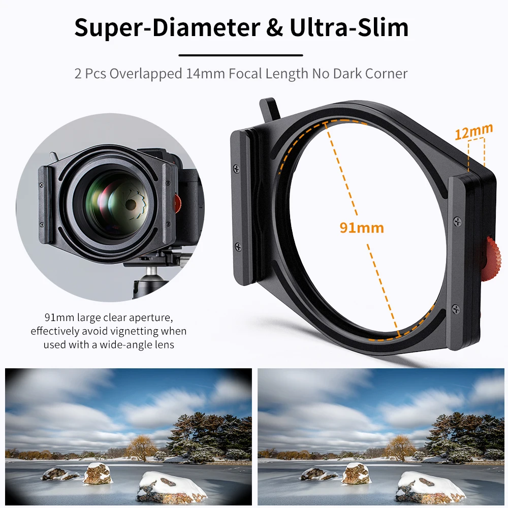 K & F Concept System Pro квадратные фильтры CPL + ND1000 мягкий градиентный фильтр GND8 с
