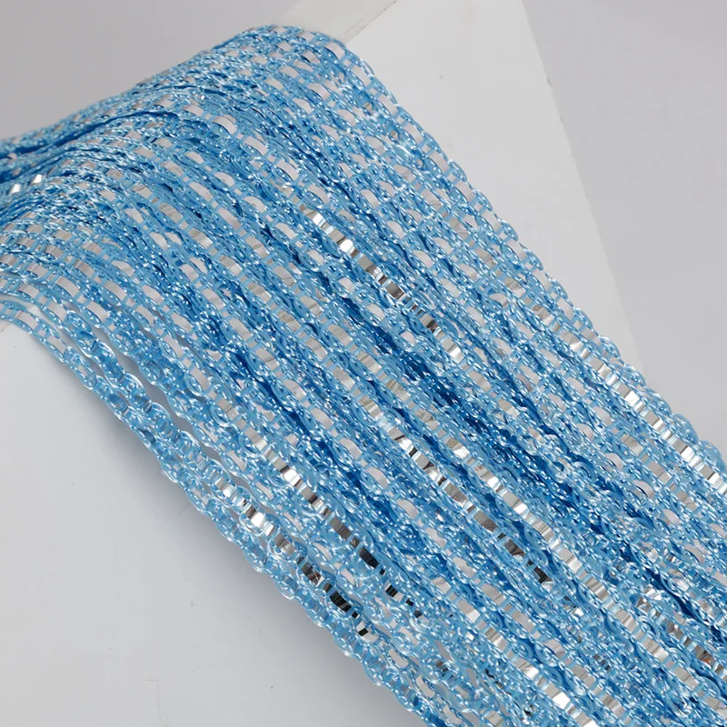 Черная Толстая линия 1 м * 2 S занавеска разделительная Серебряная Веревка с