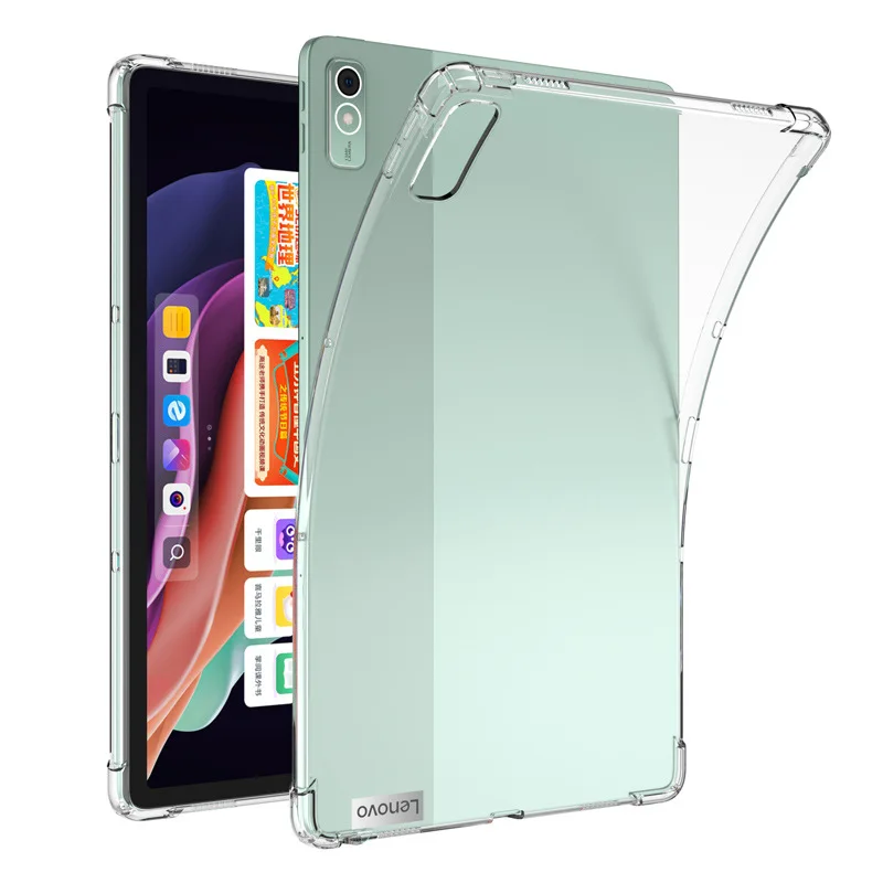 

4 Air Bags Shockproof Funda For Lenovo Tab P11 Gen 2 Case TB-350XU Transparent TPU Cover For Lenovo Xiaoxin Pad Plus 2023 11.5"