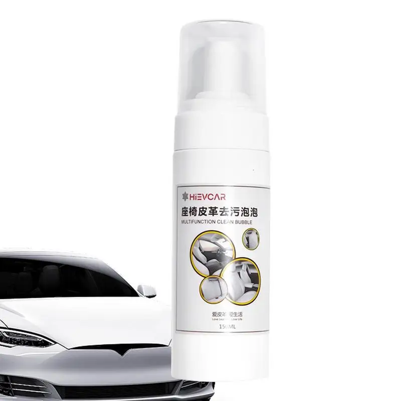 

Car Maintenance Leather Cleaner Seat Leather Restorer Polish Agent Foam Cleaner For Tesla Model3 ModelY Refurbishment Repair