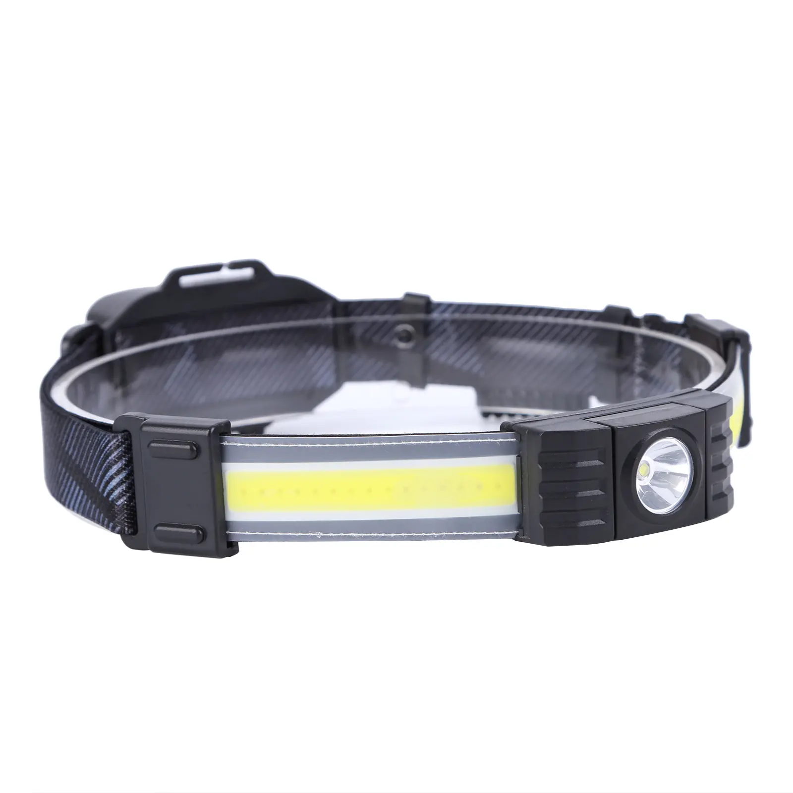 

Full Vision LED Headlamp Lightweight USB Rechargeable Light Headlight for Outdoor Traveling Hiking Camping