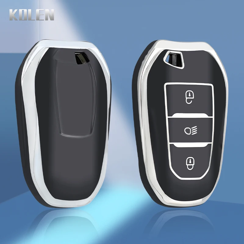 

TPU Car Remote Key Case Cover Shell For Peugeot 2008 3008 4008 5008 308 408 508 Citroen C1 C2 C4 C6 C3-XR Picasso Grand DS3 DS5