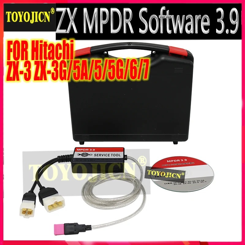 Фото Для Hitachi Zx-3 Zx-3G Zx-5A Zx-5B Zx-5G Zx-6 Zx-7 Тестер экскаватора Mpdr Программное обеспечение 3.9 Диагностический инструмент экскаватора Heavy Duty Diagn №1