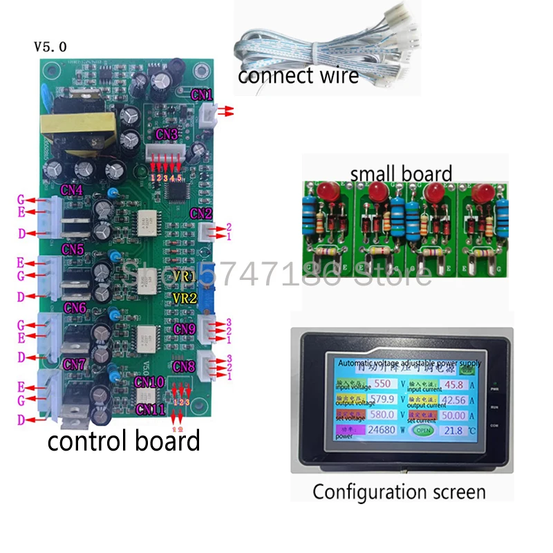 

Автоматический синхронный понижающий модуль IGBT, плата управления приводом + управление MPPT