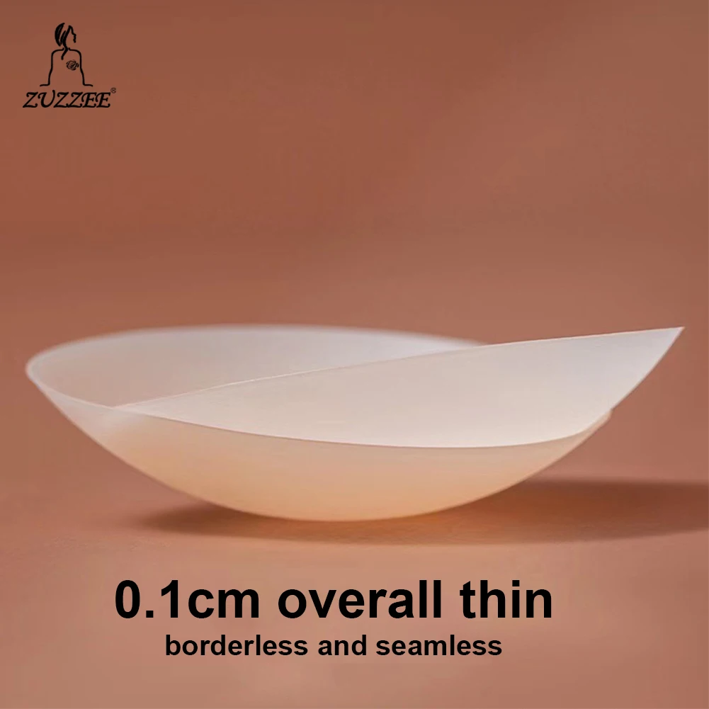 

ZUZZEE 2pcs Women Nipple Covers Reusable Silicone Breast Chest Sticker Push Up Breast Invisible Bras Women Intimate Accessories