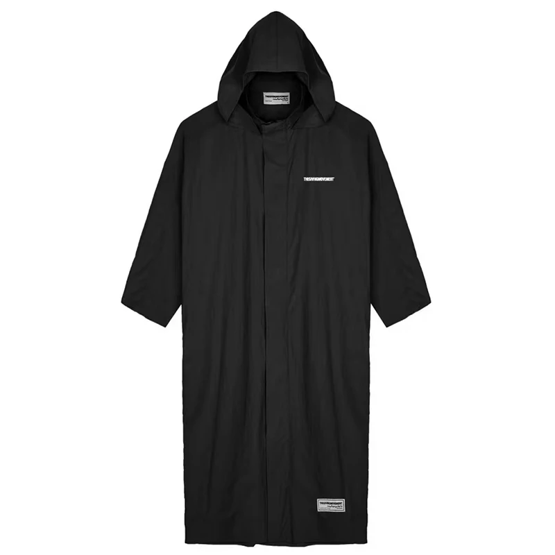 

2023 женский свободный арабский черный Халат с капюшоном