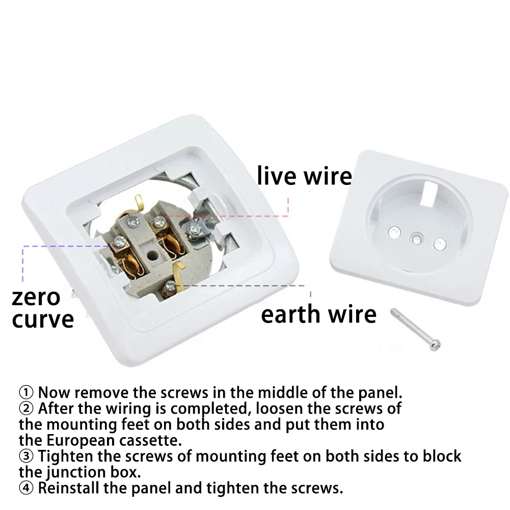 

High Quality Brand New Home Rotary Dimmer Switch White 4 To 300W 81 X 81mm For Halogen Light Led European Standard