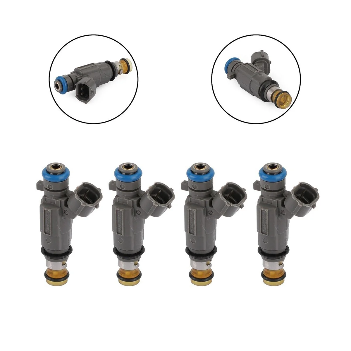 Топливные форсунки 4 шт. подходят для Subaru Baja Legacy 2003 л FBLC-100 16611-AA43A 2006