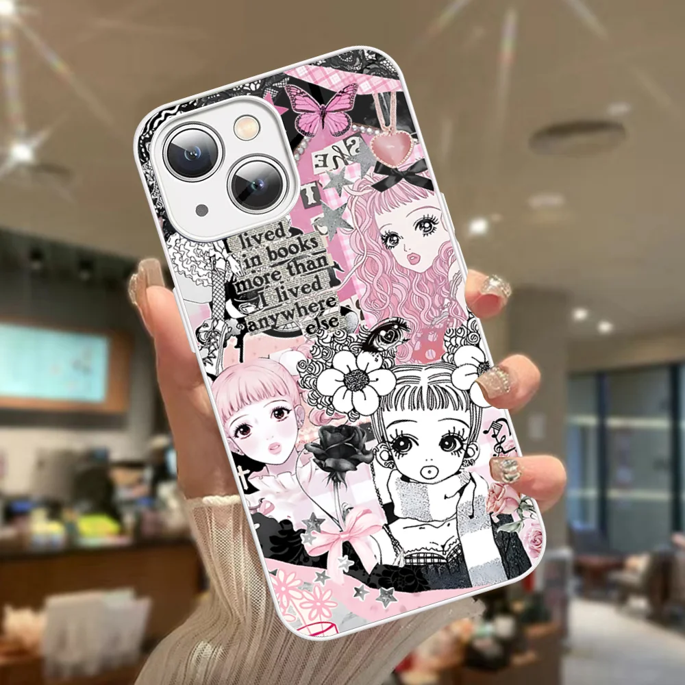 Чехол для телефона с рисунком аниме Осаки Нана IPhone 14 13 12 Mini 11 Pro XS Max X XR Plus чехол из