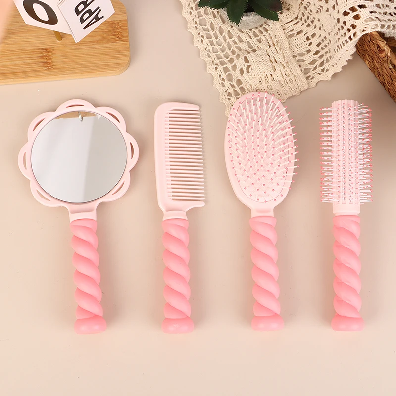 1/4 шт. портативная милая расческа на воздушной подушке набор зеркал