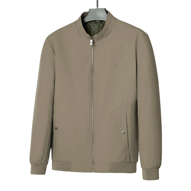 

Мужская повседневная куртка на молнии, с воротником-стойкой