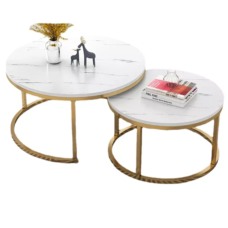 

Coffee Tables Storage Simple Modern Home Living Room Round Round Table Basse Combination Furniture