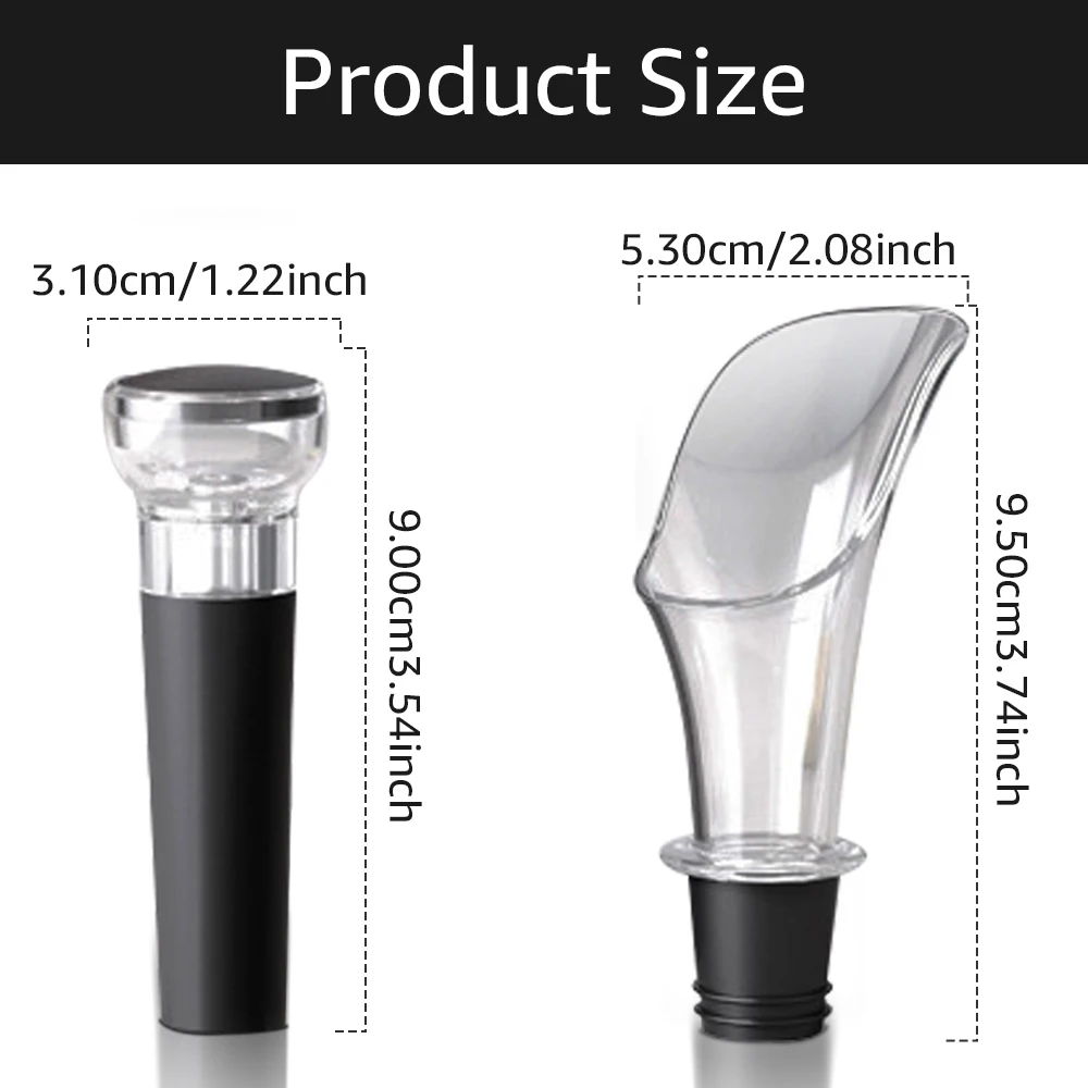 Набор вакуумных пробок Myvit для наливателя красного вина герметичное уплотнение с