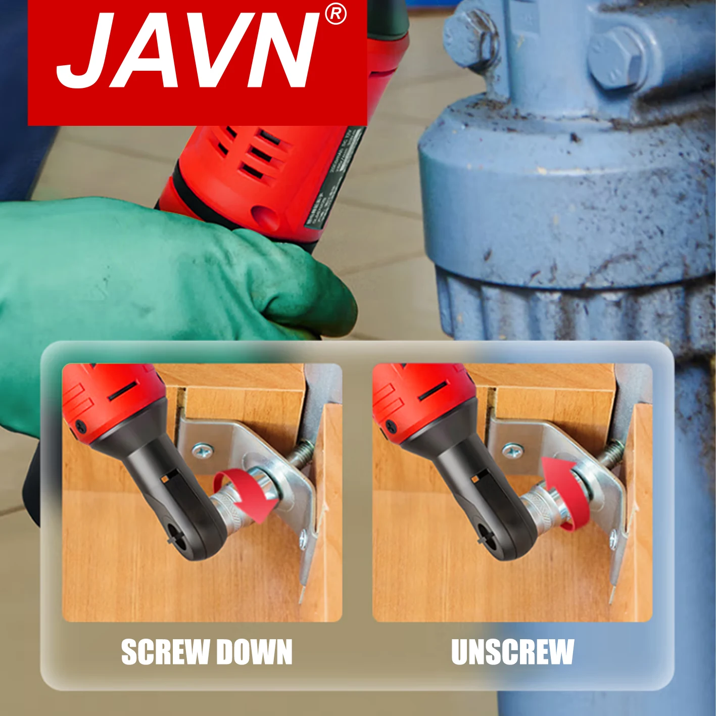 Аккумуляторный электрический ключ JAVN 12 В с храповым механизмом 45 нм 3/8 дюйма Vintra