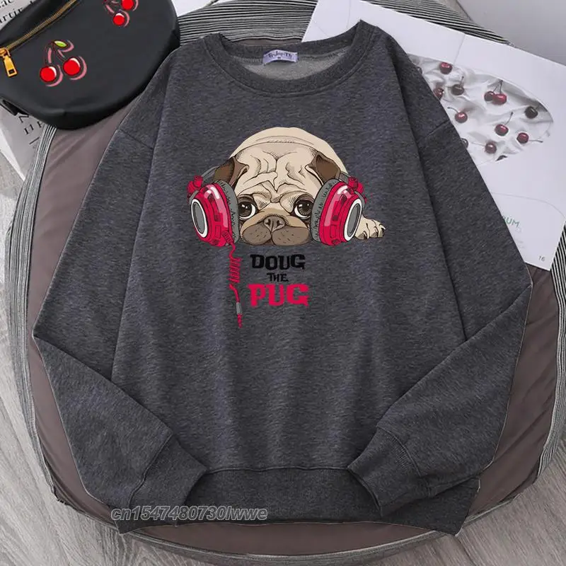 

Goyg The Pug Cartoons Print Men/Women Hoodies Fashion Casual Sweatshirts Autumn 2022 Hip Hop Hoodie Men's Harajuku Pullover