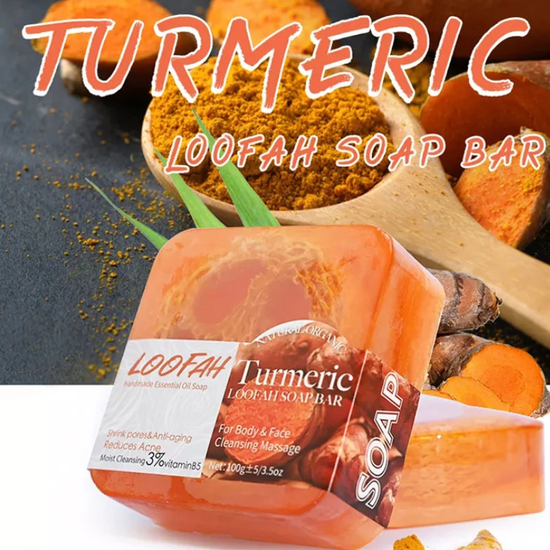 

Turmeric Portable Soap Whitening Soap Kojic Acid Soap Black Skin Lightening Soap Bath Acne Hand Soap Facial Soap Glutathione