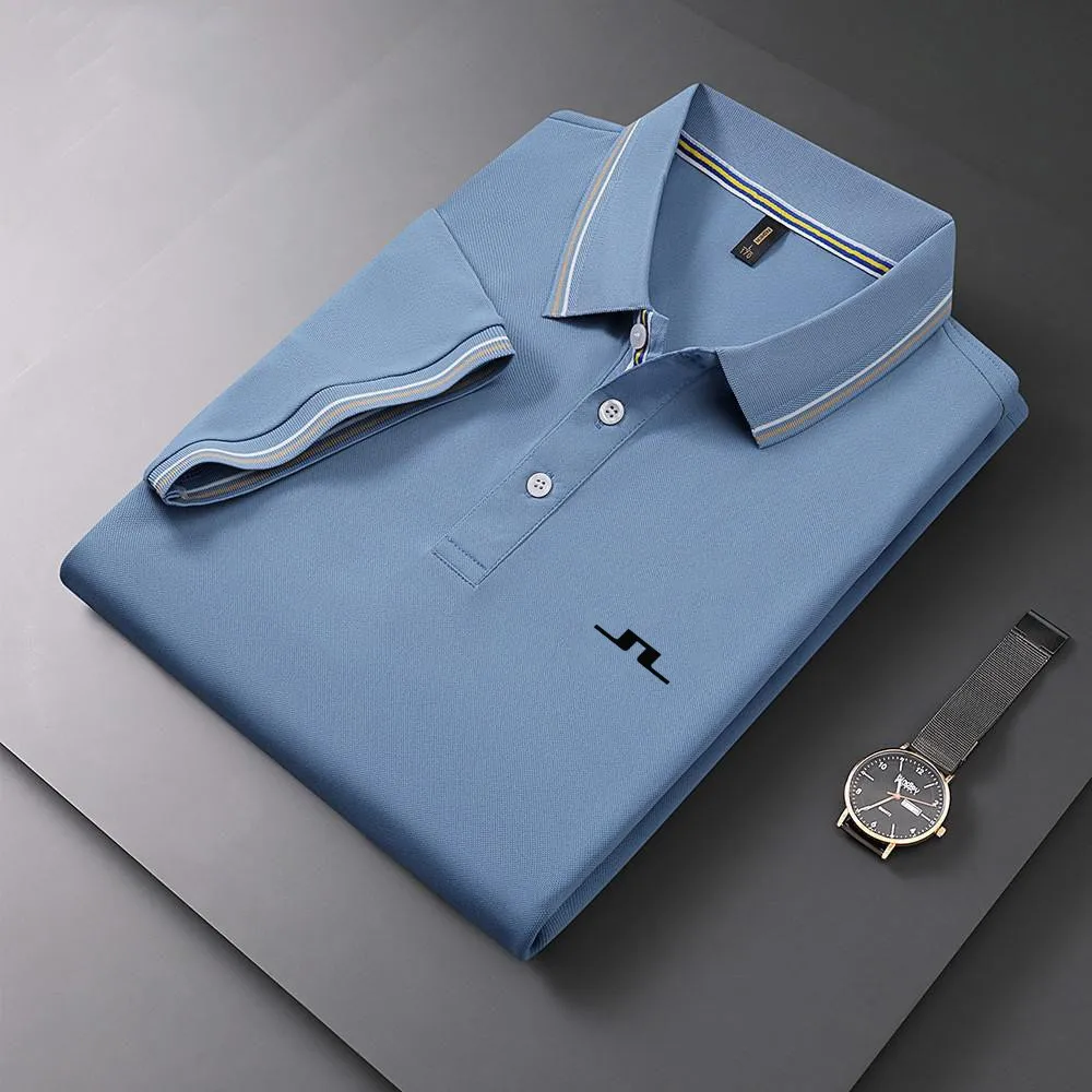 Golf clothing men's new summer polo shirt Fashion men's golf polo shirt High quality casual business short sleeved T-shirt