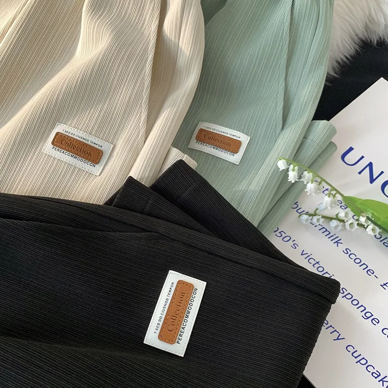 Ice Silk Five Minute Shorts Women Wear Sports Casual Elastic High Waist Loose Home Wide Leg Pants In Summer Biker Shorts Women