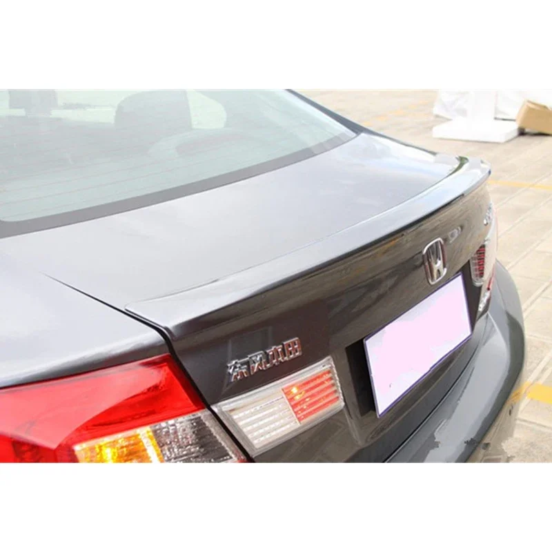 Автомобильный спойлер для Honda Civic 2012 2013 ABS Материал заднее крыло багажника Декор