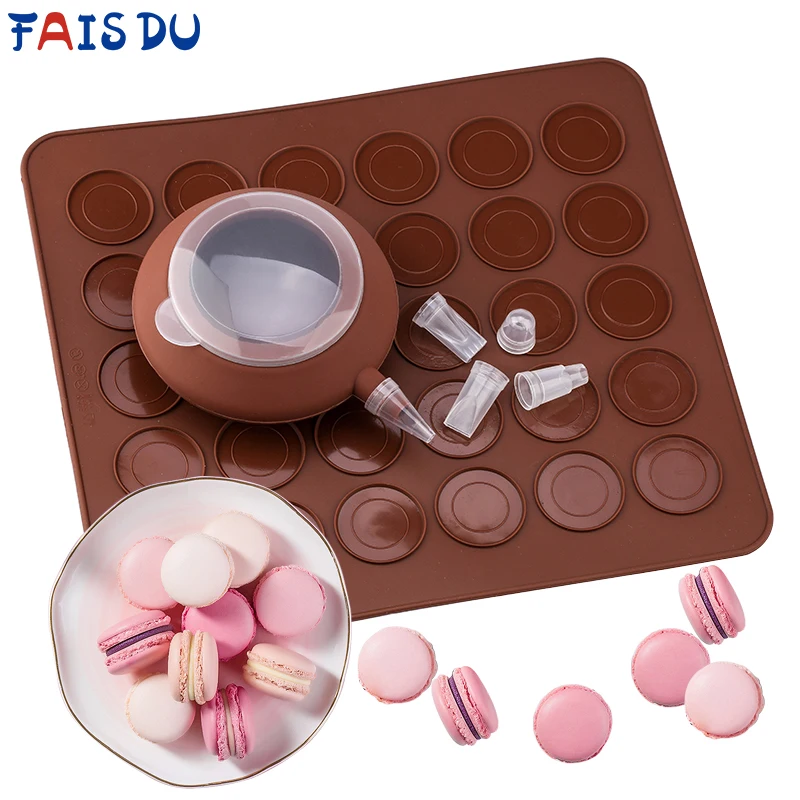 

FAIS DU Силиконовый коврик для выпечки FAIS DU Macaron, перфорированный, горшок для печенья "макарон", не прилипающий, для духовки
