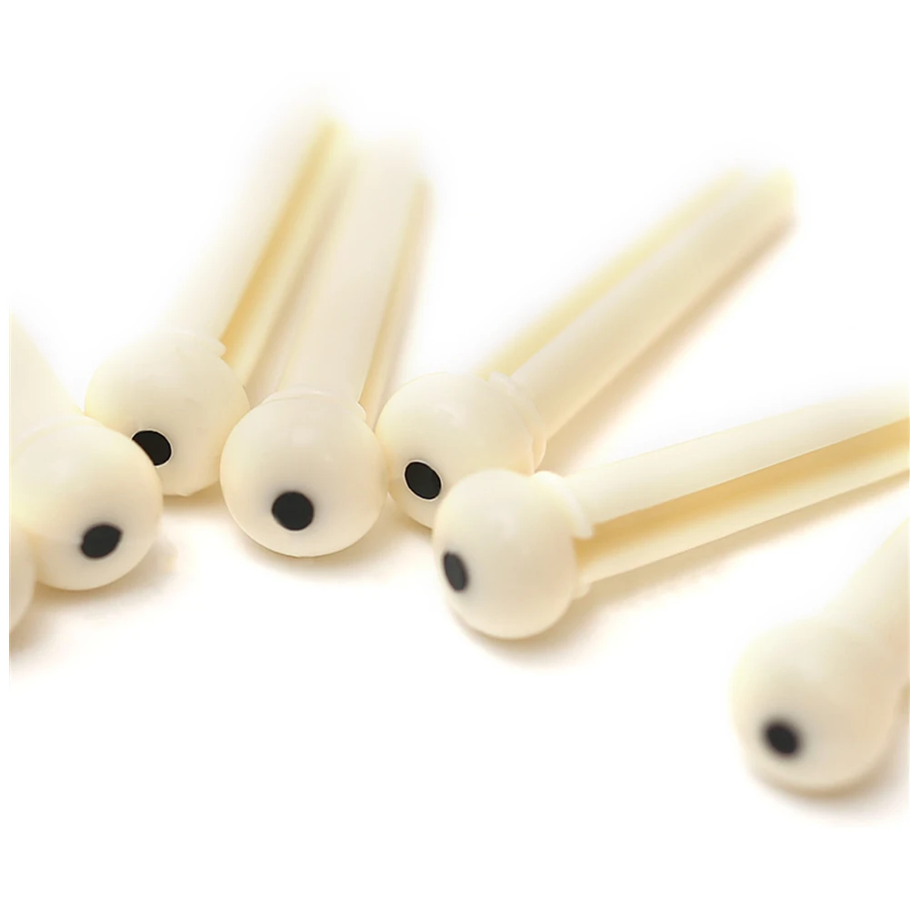 

100% Brand New Pins Pegs Guitar Bridge 12 Pcs Accessories Acoustic Guitar Bridge Pins Fixed Holder Folk Guitar