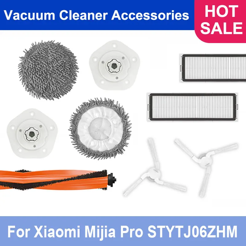 

For Xiaomi Mijia Pro STYTJ06ZHM Self-Cleaning Robot Vacuum Cleaner Accessories Mop Cloth Spare Parts HEPA Filter Main Side Brush