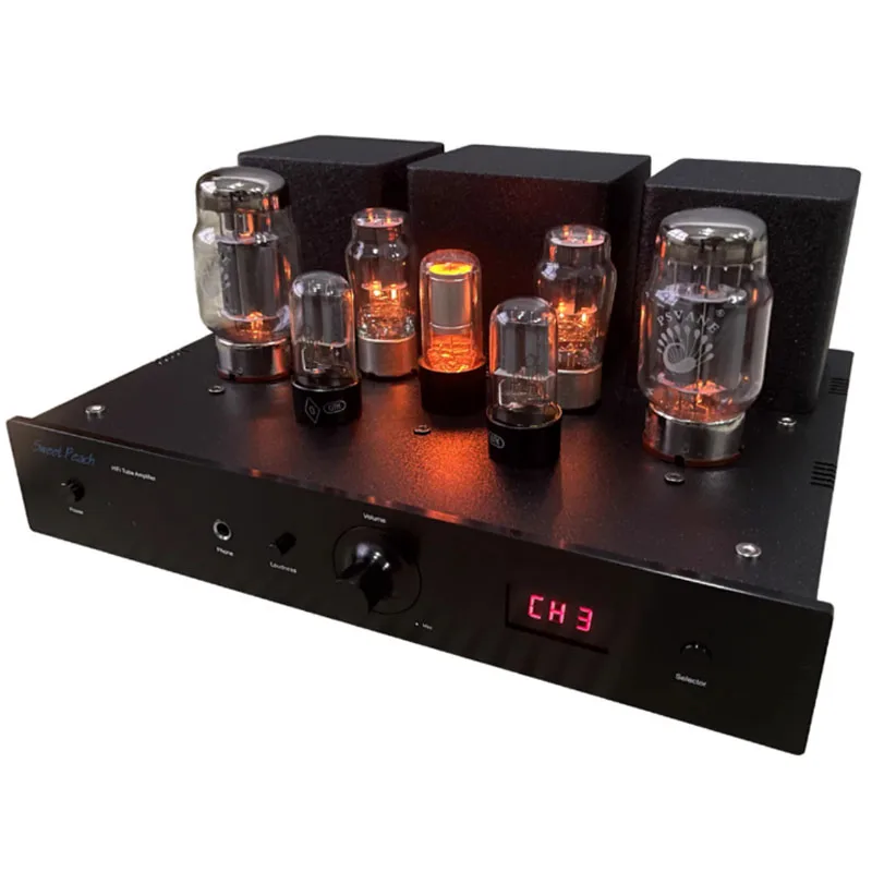 AIYIMA SMSL Sweet Peach SP-PRO 6550 EL34 KT88 вакуумный трубчатый усилитель 2 0 12 Вт Hi-Fi мощности