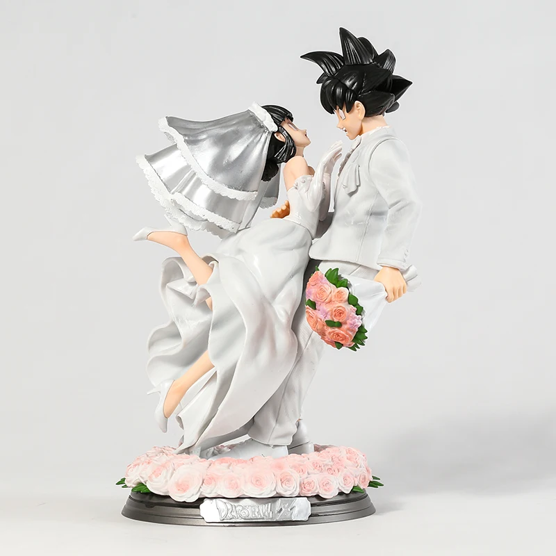 

Dragon Ball Z Son Goku & Chichi Wedding Ver. Figure Model Painted Statue Collection