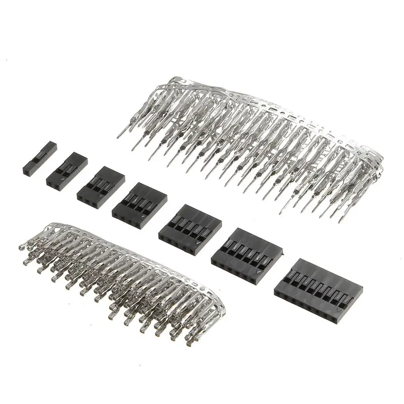 

310Pcs 2.54mm Male+Female Dupont Wire Jumper And Header Connector Housing Kit