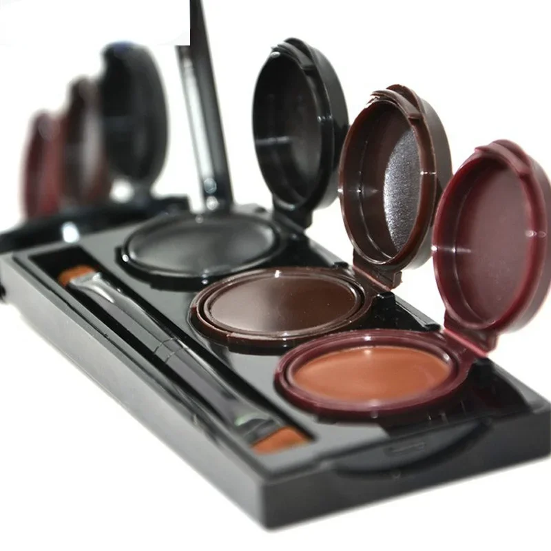 MOONBIFFY Палетка для бровей 3 цвета