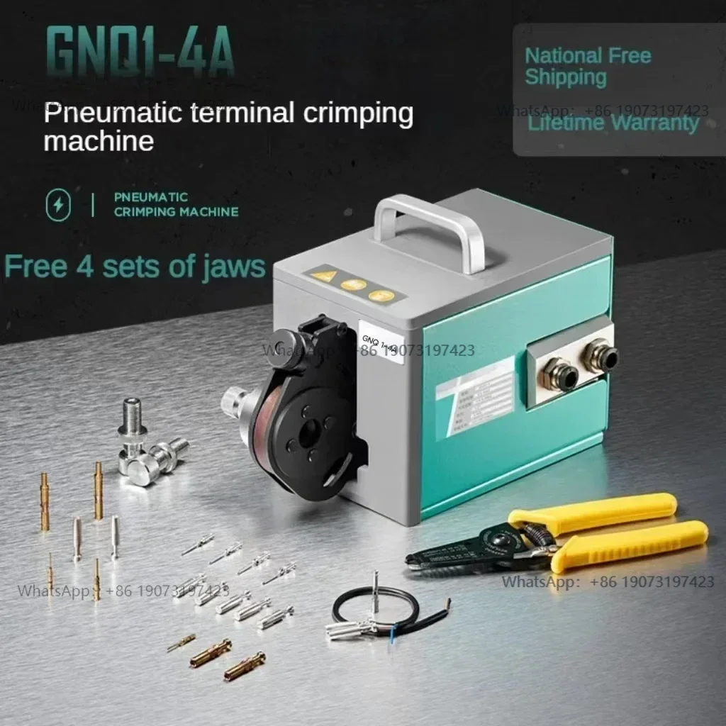 Фото Пневматические обжимные клещи GNQ 1-4A, обжимной станок для авиационных разъемов 1.3T №2