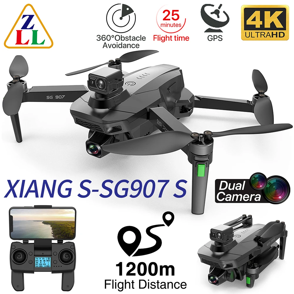 

ZLL SG907-S 4k Drone FPV Smart Video GPS Quadcopter Remote Control Obstacle Avoidance Professional Drone With Long Flight Time