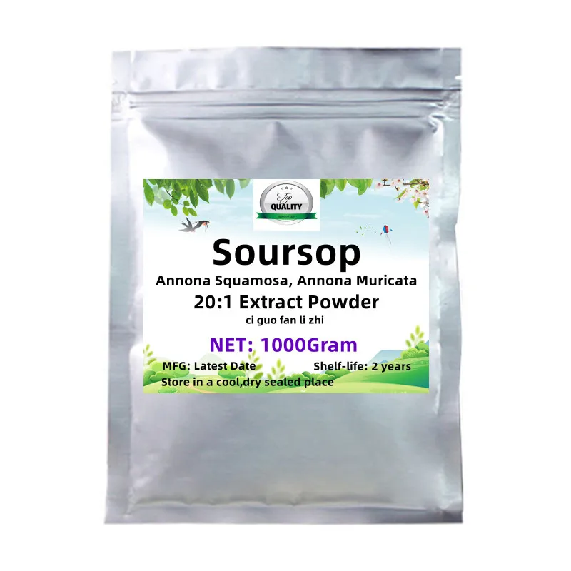 

50-1000 г Soursop, аннона сквамоса, аннона муриката, бесплатная доставка