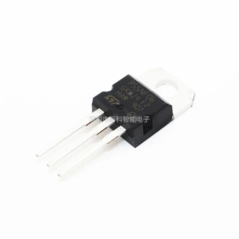 

New original STP55NF06 TO-220 field effect tube in-line MOSFET 60V 50A P55NF06
