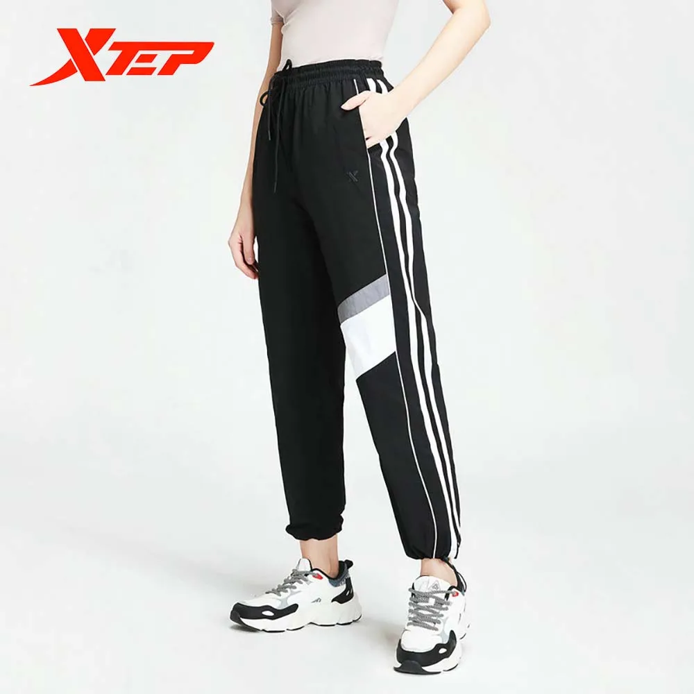 

Xtep Women's Summer Knitted Jogging Sports Breathable Casual Pants Women's Running Pants Running 880128490117