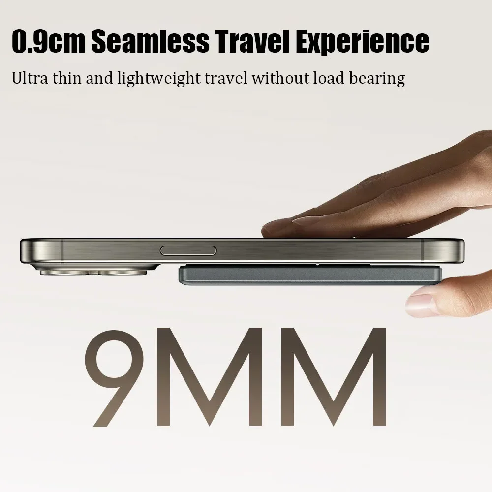 Ультратонкий беспроводной внешний аккумулятор на 5000 мАч портативный для IPhone 15 14