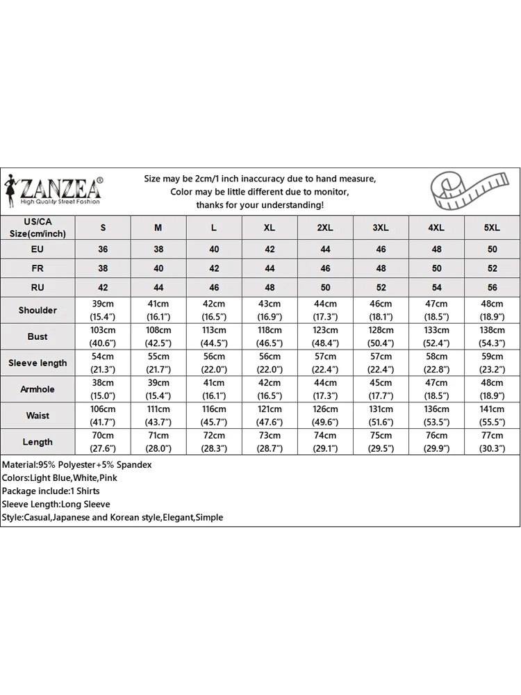 ZANZEA модные жаккардовые туники с вышивкой винтажные однотонные рубашки женские