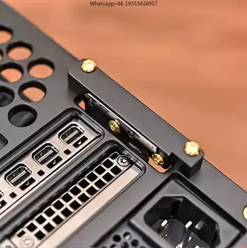 Фото Маленькая алюминиевая стальная пушка V9: идеальное шасси Mini ITX. Подходит для поддержки источника питания Flex и половины высоты. №4