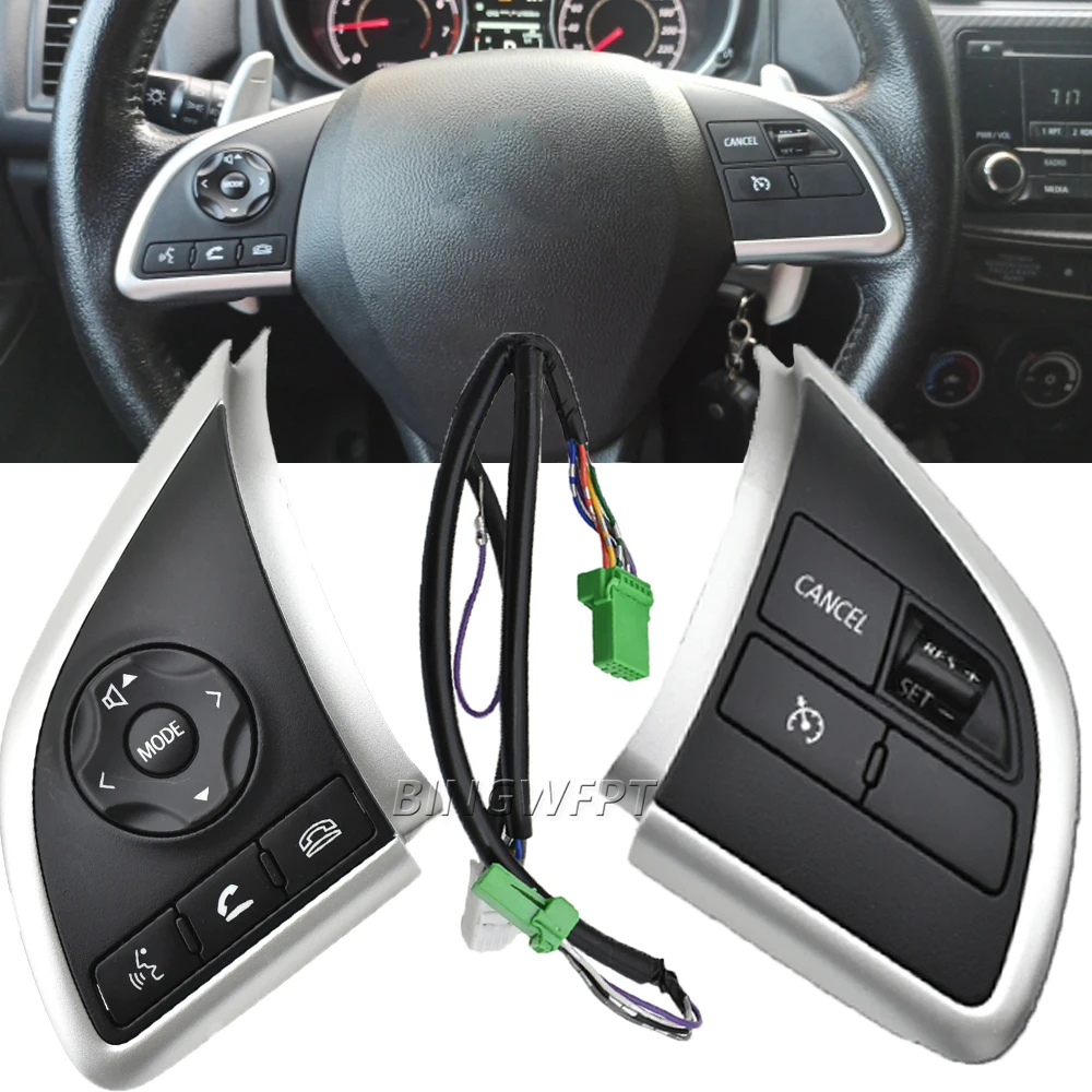 

Многофункциональный переключатель рулевого колеса для Mitsubishi Trito Strada Sportero 2015-2017 кнопки Bluetooth круиз-контроля громкости звука