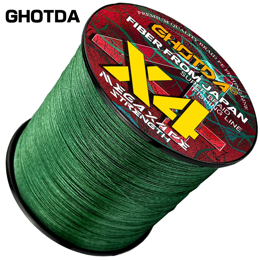 

Upgraded Version of PE 300m Braided Fishing Line 4 Strands Diameter 0.11mm-0.50mm Wear-resistant Multifilament Floating Lines