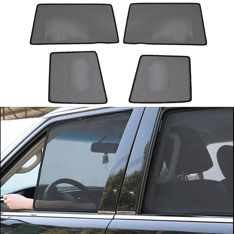 For Nissan Patrol Y62 Armada 2013-2017 2018 2019 Car Magnetic Curtain High Density Window Sun Visor Sunshade Insect Privacy 4pcs