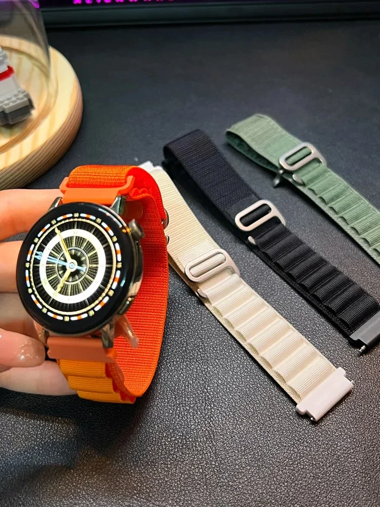 Фото Alpine Loop для Samsung Galaxy Watch 7/FE/6/5Pro/4 Classic/Xiaomi Watch S4, нейлоновый браслет Redmi Watch 5, ремешок Active/Lite №4