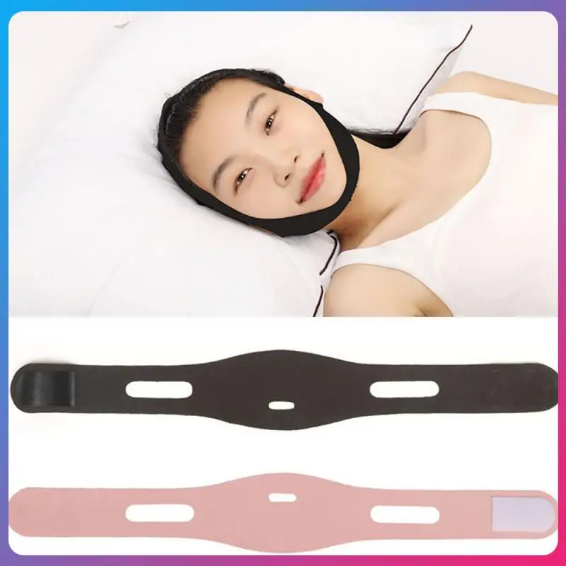 

1pc Anti Snore Stop Snoring Chin Strap Belt Anti Apnea Jaw Solution Support Woman Man Health Sleeping Personal Health Care Tools