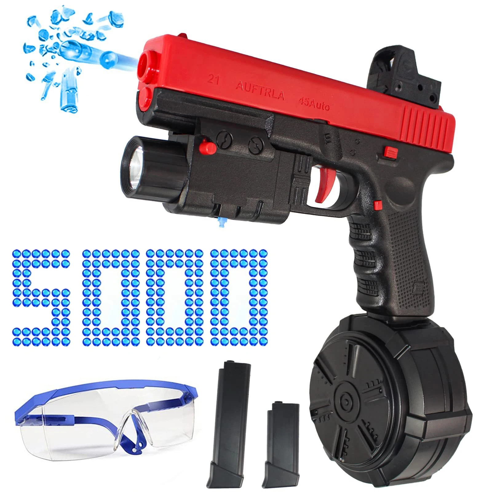 

Электрический Ручной водяной гель-брызговик, игрушечный пистолет, пистолет для пейнтбола, уличные игры, гель-бластер, страйкбольный пистол...