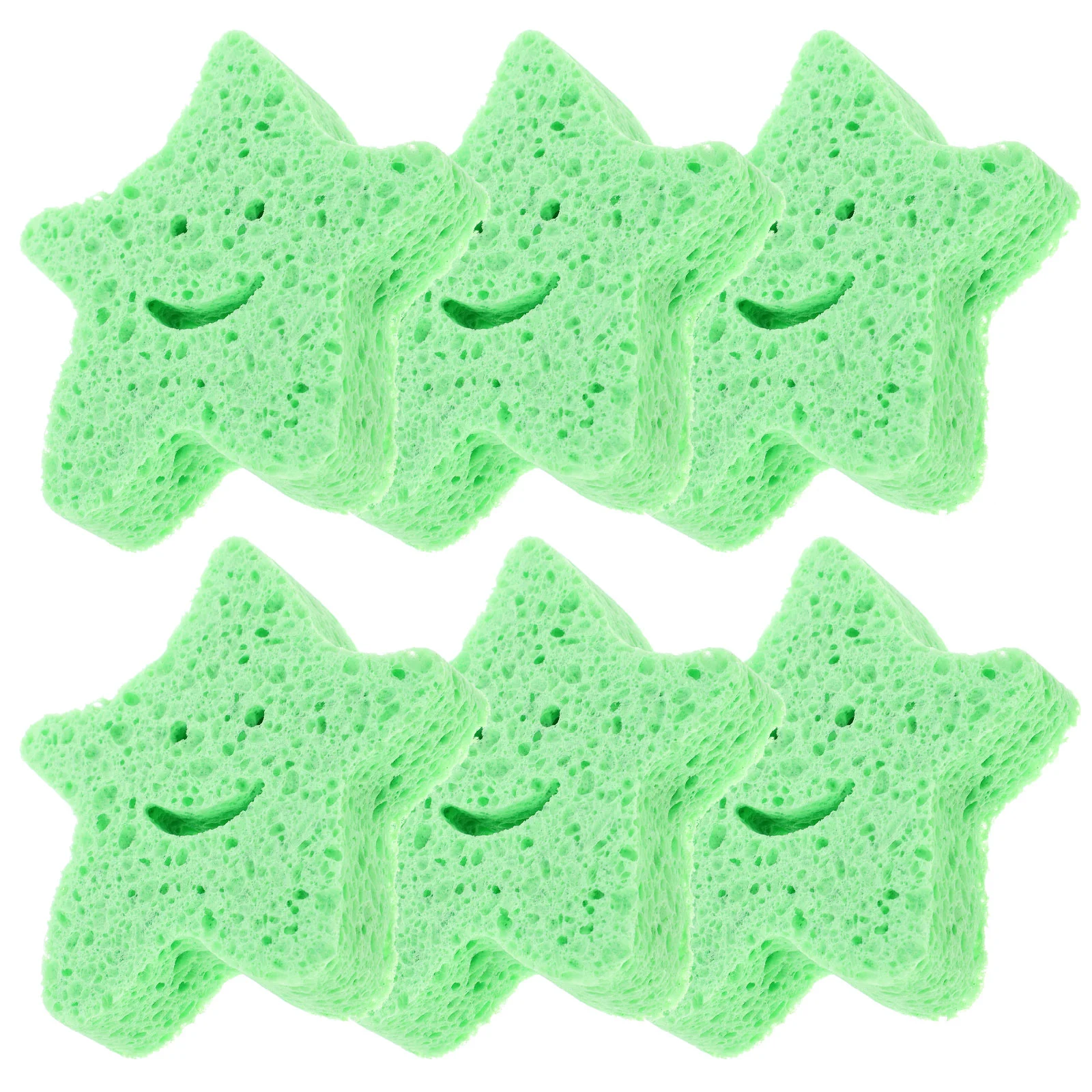 

6 Pcs Bath Sponge Baby Body Scrubbers Cartoon Shower Sponges Comfortable Toddler