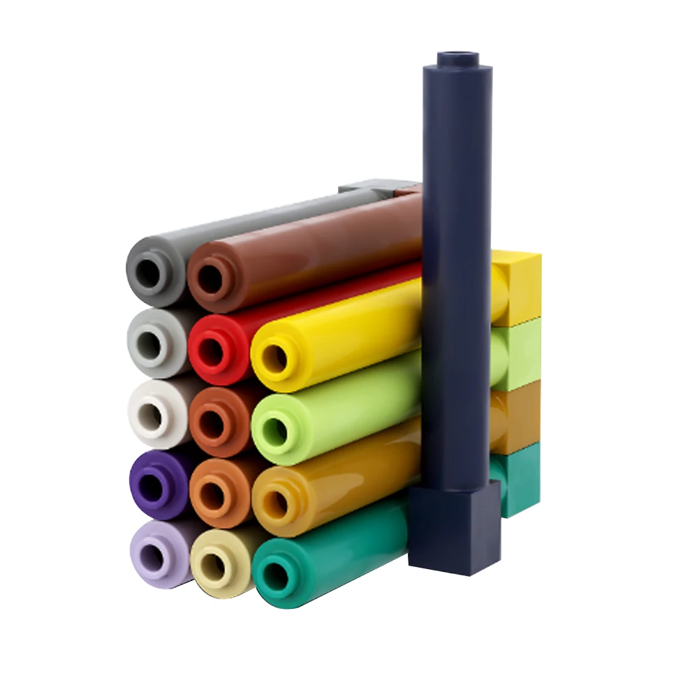 10 шт. модель города поддерживает 1x1x6 сплошная колонка сборочные блоки сделай сам