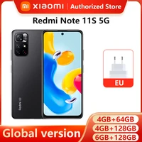 Global Version Xiaomi Redmi Note 11S Smartphone Dimensity 810 NFC 33W Pro Fast Charging 50MP Triple Camera
