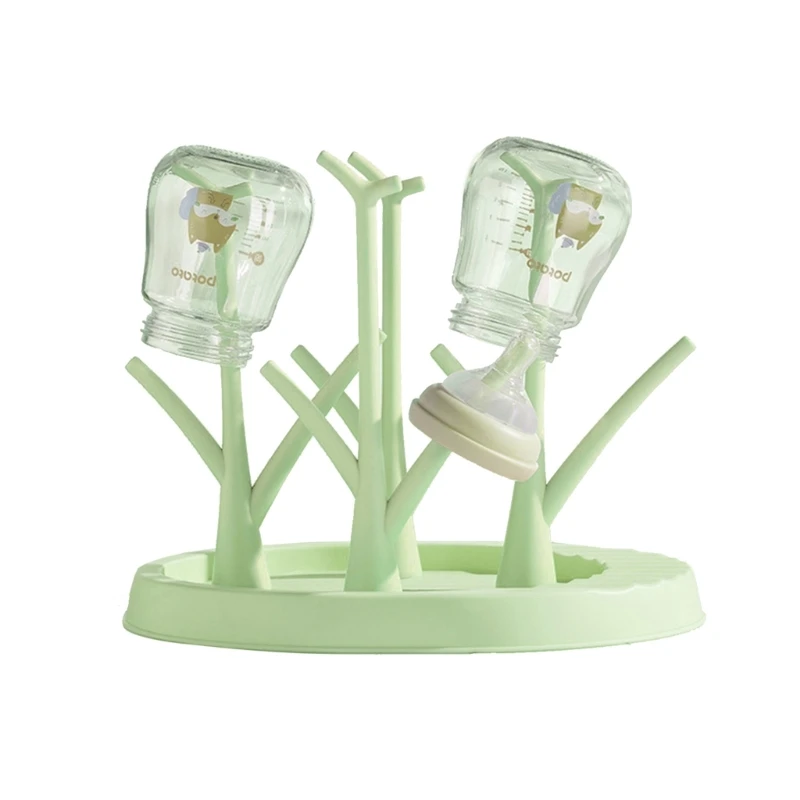 

Babies Bottle Drying Rack Removable Bottle Holder for Bottle Teats Cups 6 Color