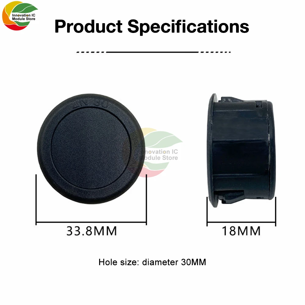 СВЕТОДИОДНЫЙ цифровой дисплей Круглый двухпроводной Вольтметр постоянного тока