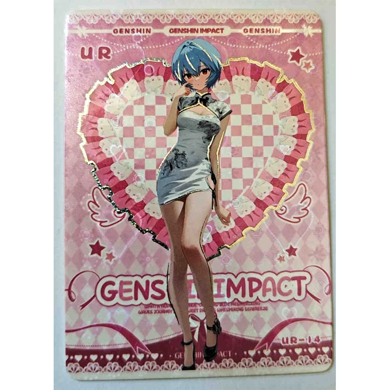 История богини Yae Miko keqing Raiden Shogun серия бронзирующие персонажи редкая коллекция